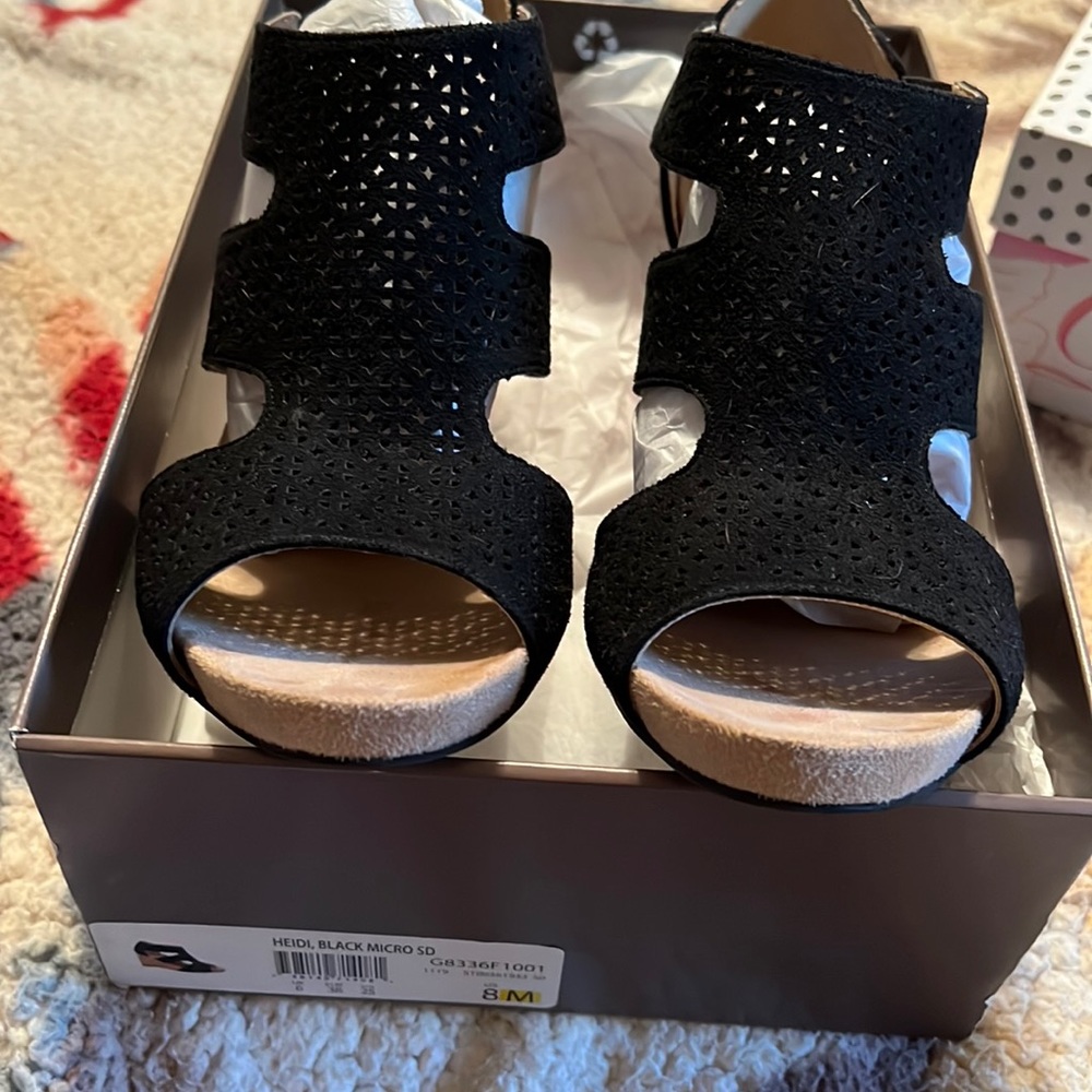 Life Stride, black suede 8M, Heidi